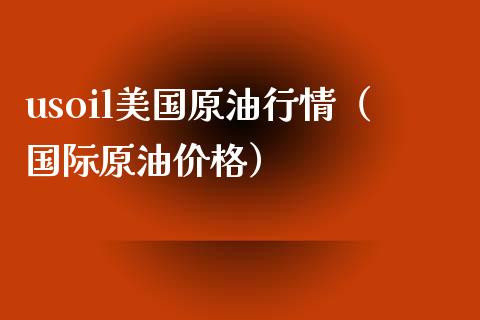 usoil美国原油行情(国际原油价格)_财经问答_第1张_财经百问网 usoil美国原油行情(国际原油价格)_https://cj002.lansai.wang_财经问答_第1张
