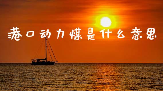 港口动力煤是什么意思_https://cj002.lansai.wang_理财问答_第1张