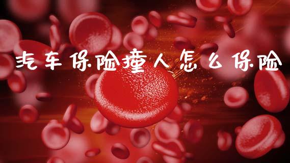 汽车保险撞人怎么保险_https://cj002.lansai.wang_保险问答_第1张