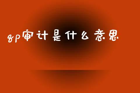 qp审计是什么意思_https://cj002.lansai.wang_会计问答_第1张