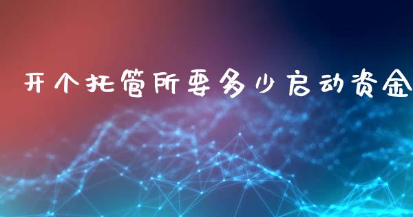 开个托管所要多少启动资金_https://cj002.lansai.wang_股市问答_第1张