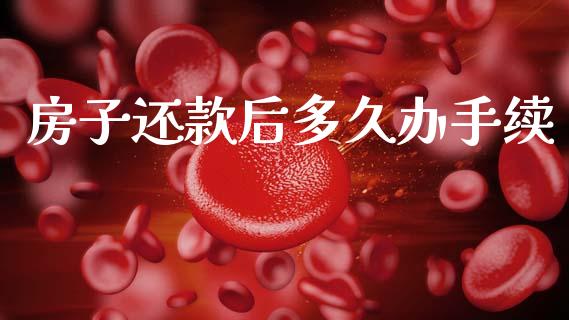 房子还款后多久办手续_https://cj002.lansai.wang_理财问答_第1张