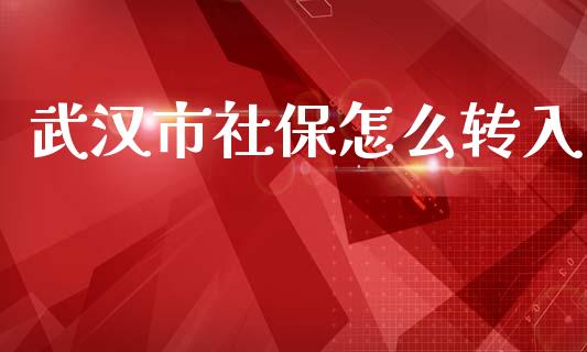 武汉市社保怎么转入_https://cj002.lansai.wang_保险问答_第1张