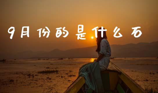 9月份的是什么石_https://cj002.lansai.wang_会计问答_第1张