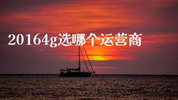 20164g选哪个运营商_https://cj002.lansai.wang_财经百问_第1张