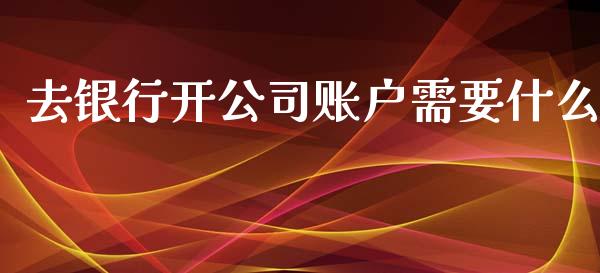 去银行开公司账户需要什么_https://cj002.lansai.wang_金融问答_第1张