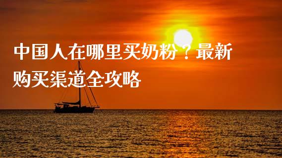 中国人在哪里买奶粉？最新购买渠道全攻略_https://cj002.lansai.wang_金融问答_第1张