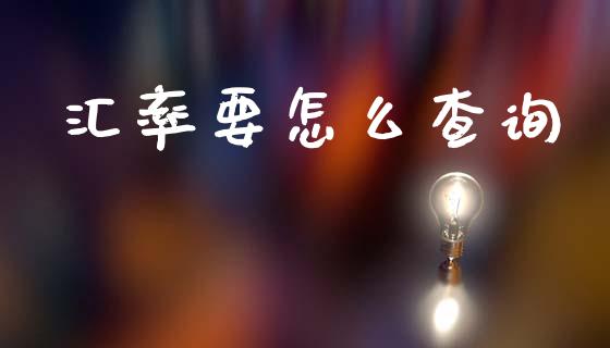 汇率要怎么查询_https://cj002.lansai.wang_财经问答_第1张