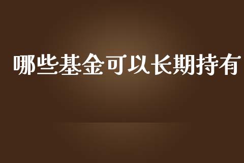 哪些基金可以长期持有_https://cj002.lansai.wang_财经问答_第1张