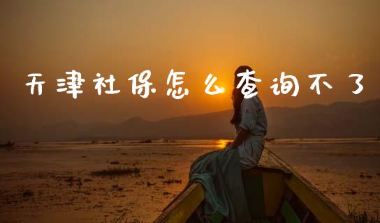 天津社保怎么查询不了_https://cj002.lansai.wang_保险问答_第1张