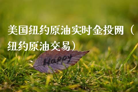 美国纽约原油实时金投网（纽约原油交易）_https://cj002.lansai.wang_期货问答_第1张