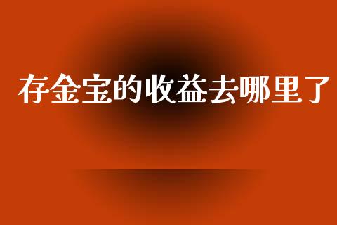 存金宝的收益去哪里了_https://cj002.lansai.wang_理财问答_第1张