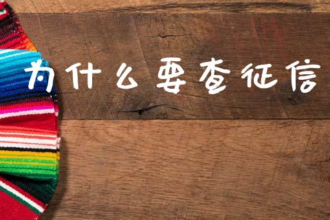 为什么要查征信_https://cj002.lansai.wang_理财问答_第1张
