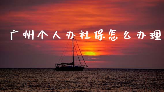 广州个人办社保怎么办理_https://cj002.lansai.wang_保险问答_第1张