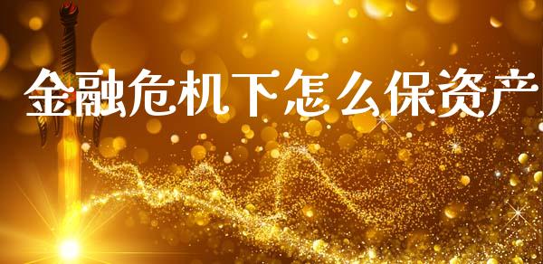 金融危机下怎么保资产_https://cj002.lansai.wang_期货问答_第1张