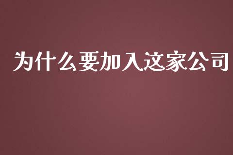 为什么要加入这家公司_https://cj002.lansai.wang_期货问答_第1张