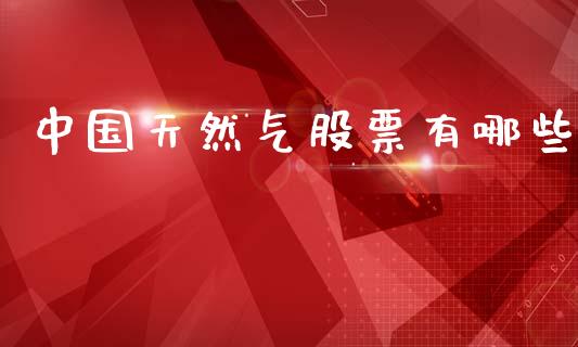 中国天然气股票有哪些_https://cj002.lansai.wang_理财问答_第1张