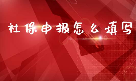 社保申报怎么填写_https://cj002.lansai.wang_保险问答_第1张