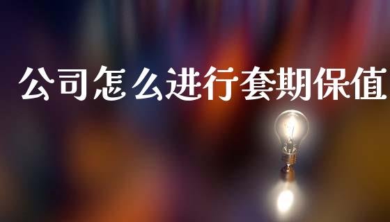 公司怎么进行套期保值_https://cj002.lansai.wang_财经百问_第1张