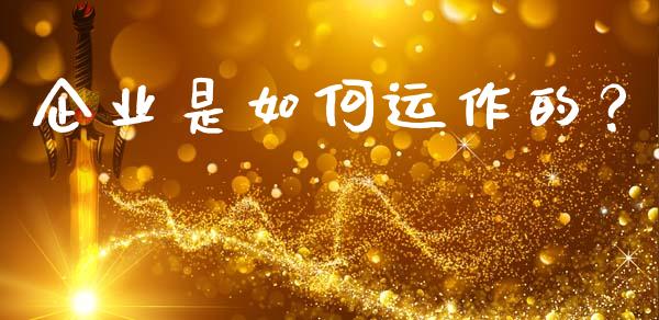 企业是如何运作的？_https://cj002.lansai.wang_财经百问_第1张