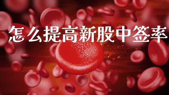 怎么提高新股中签率_https://cj002.lansai.wang_期货问答_第1张