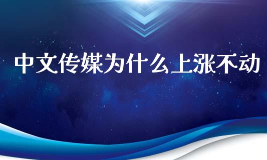中文传媒为什么上涨不动_https://cj002.lansai.wang_财经百问_第1张