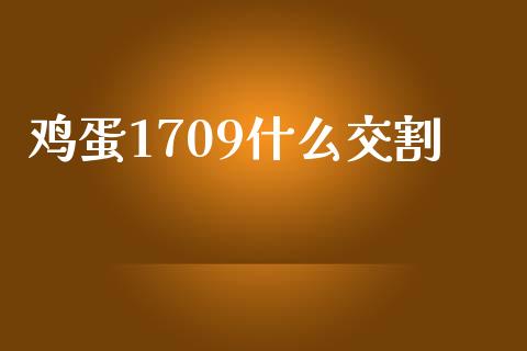 鸡蛋1709什么交割_https://cj002.lansai.wang_财经问答_第1张