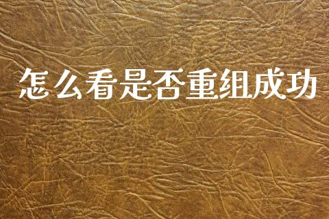 怎么看是否重组成功_https://cj002.lansai.wang_保险问答_第1张
