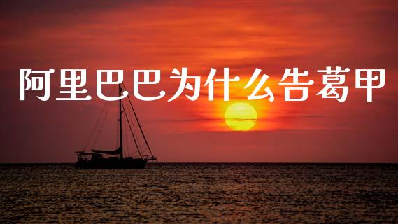 阿里巴巴为什么告葛甲_https://cj002.lansai.wang_保险问答_第1张