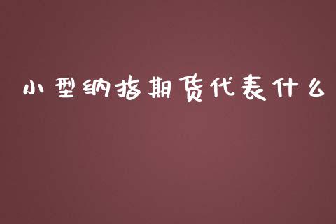 小型纳指期货代表什么_会计问答_第1张_财经百问网 小型纳指期货代表什么_https://cj002.lansai.wang_会计问答_第1张