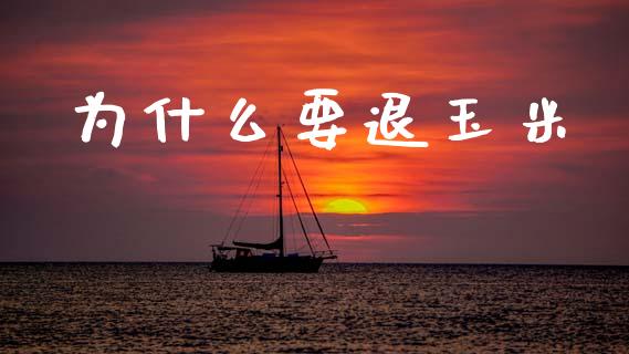 为什么要退玉米_https://cj002.lansai.wang_保险问答_第1张