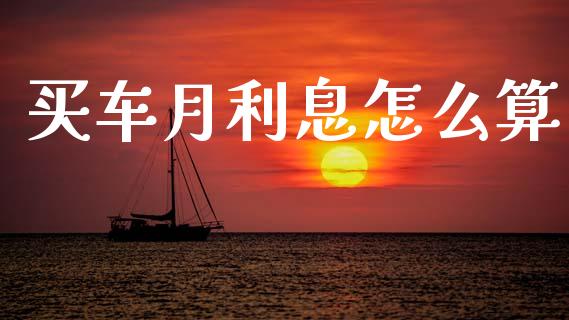 买车月利息怎么算_https://cj002.lansai.wang_保险问答_第1张