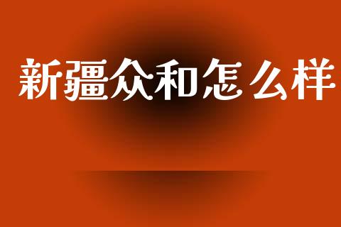 新疆众和怎么样_https://cj002.lansai.wang_会计问答_第1张