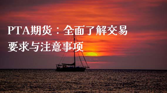 PTA期货：全面了解交易要求与注意事项_https://cj002.lansai.wang_理财问答_第1张