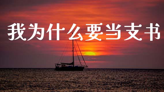 我为什么要当支书_https://cj002.lansai.wang_期货问答_第1张
