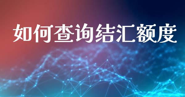 如何查询结汇额度_https://cj002.lansai.wang_财经问答_第1张