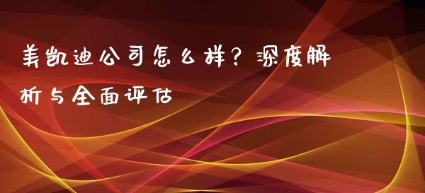 美凯迪公司怎么样？深度解析与全面评估_https://cj002.lansai.wang_会计问答_第1张
