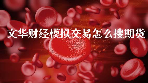 文华财经模拟交易怎么搜期货_https://cj002.lansai.wang_金融问答_第1张
