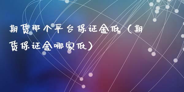 期货那个平台保证金低(期货保证金哪家低)_金融问答_第1张_财经百问网 期货那个平台保证金低(期货保证金哪家低)_https://cj002.lansai.wang_金融问答_第1张
