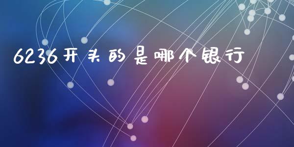 6236开头的是哪个银行_https://cj002.lansai.wang_财经百问_第1张