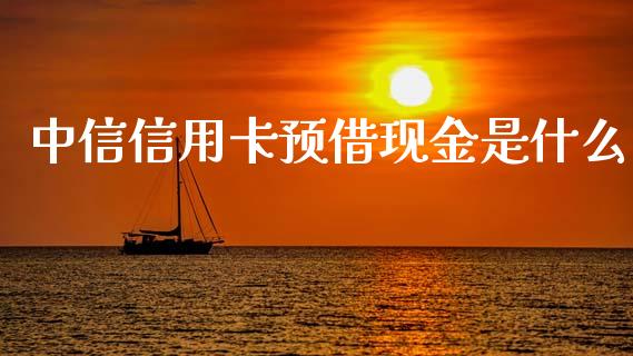 中信信用卡预借现金是什么_https://cj002.lansai.wang_金融问答_第1张