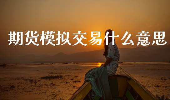 期货模拟交易什么意思_https://cj002.lansai.wang_期货问答_第1张