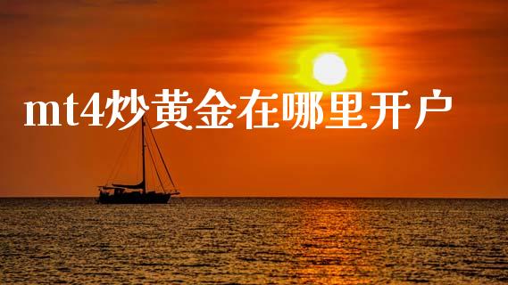 mt4炒黄金在哪里开户_https://cj002.lansai.wang_财经问答_第1张