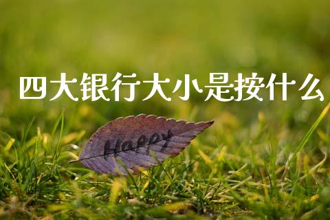 四大银行大小是按什么_https://cj002.lansai.wang_财经百问_第1张