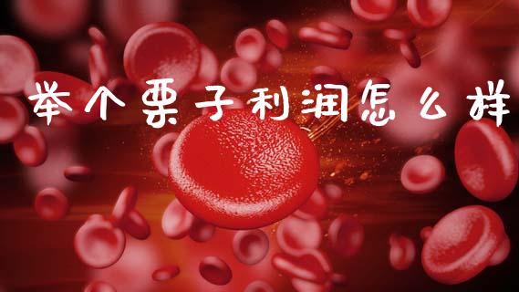 举个栗子利润怎么样_https://cj002.lansai.wang_股市问答_第1张