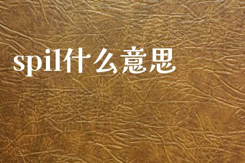 spil什么意思_股市问答_第1张_财经百问网 spil什么意思_https://cj002.lansai.wang_股市问答_第1张