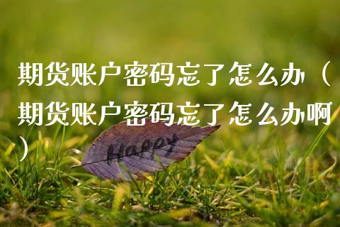 期货账户密码忘了怎么办(期货账户密码忘了怎么办啊)_期货问答_第1张_财经百问网 期货账户密码忘了怎么办(期货账户密码忘了怎么办啊)_https://cj002.lansai.wang_期货问答_第1张