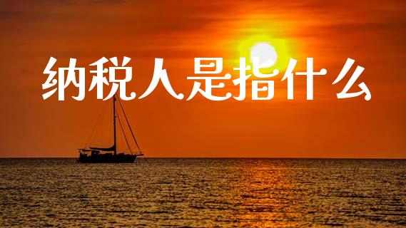 纳税人是指什么_https://cj002.lansai.wang_会计问答_第1张