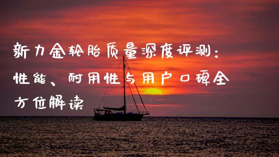 新力金轮胎质量深度评测：性能、耐用性与用户口碑全方位解读_https://cj002.lansai.wang_保险问答_第1张