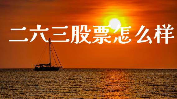 二六三股票怎么样_https://cj002.lansai.wang_财经问答_第1张